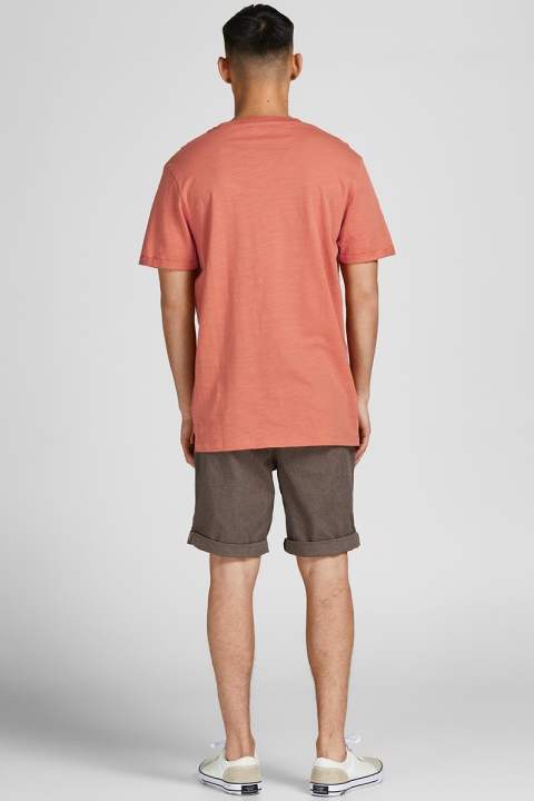 Jack & Jones JPRBLATROPIC SOLID SS TEE CREW NECK SN Apricot Brandy