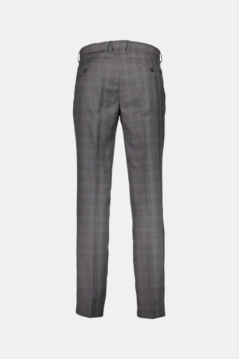 Lindbergh Checked Men's Jakkesæt Check Grey