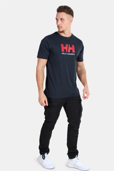 Helly Hansen Logo HH T-skjorte Navy