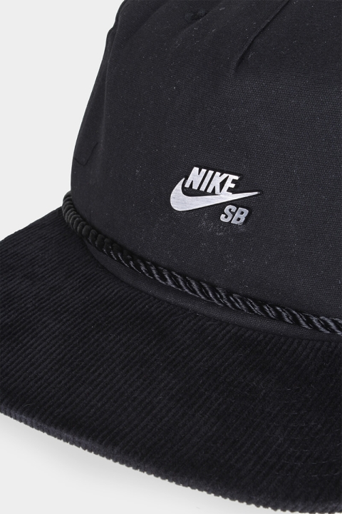 Nike SB Waxed Canvas Caps Black/Black