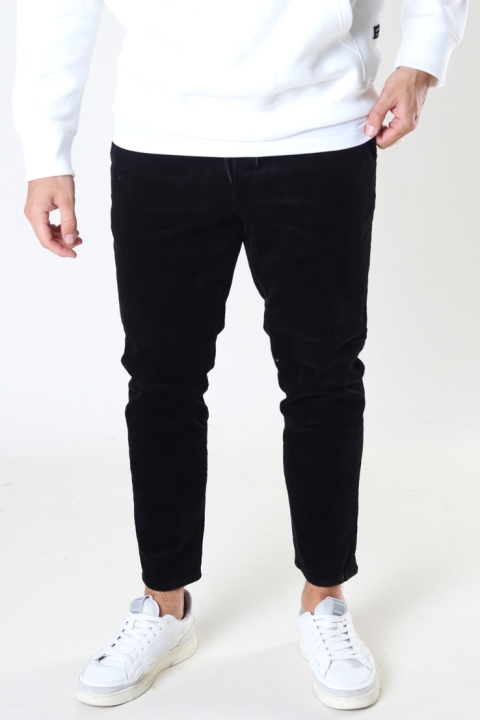 ONLY & SONS LINUS CROPPED CORD PANT Black
