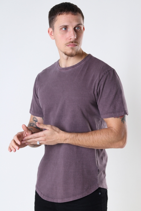 ONLY & SONS ONSRON LIFE LONGY SS TEE BF Huckleberry