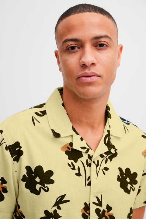 Solid Fridolf Shirt Anise Flower