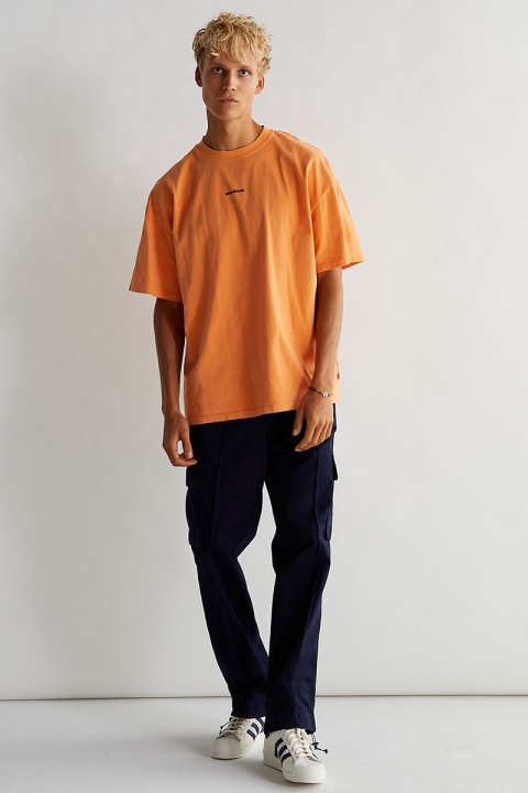 Woodbird Bose Mock Tee Orange