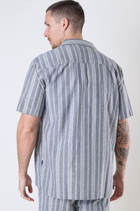 Kronstadt Ramon Cuba Linen Stripe 04 S/S Dutch Blue