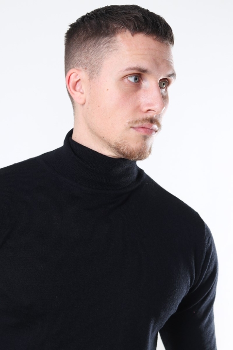 Clean Cut Copenhagen Merino Wool Roll Strikke Black