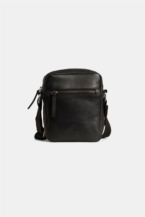 Still Nordic Clean Small Zip Messenger Bag Black