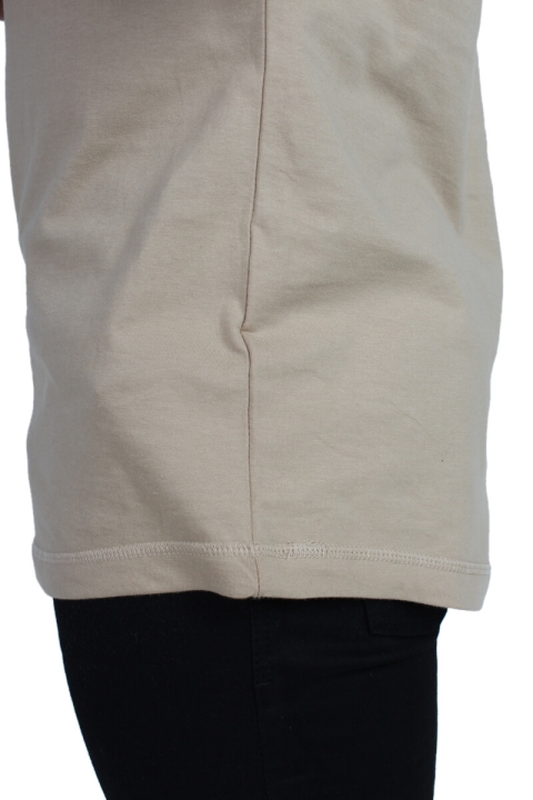 Liebhaveri Vintage Mens Longline T-skjorte Sand 