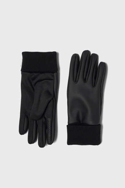 Rains Gloves 01 Black