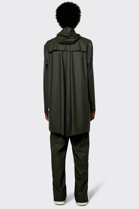 Rains Long Jacket 03 Green