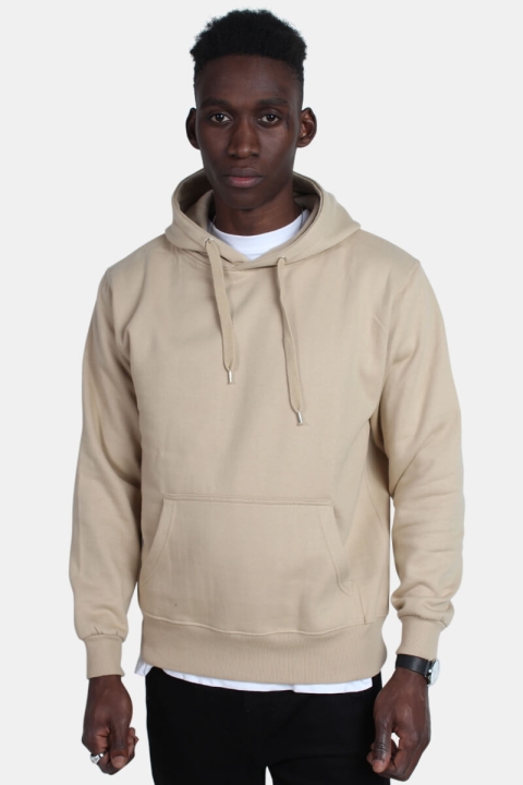 Basic Brand Hooded Genser Sand