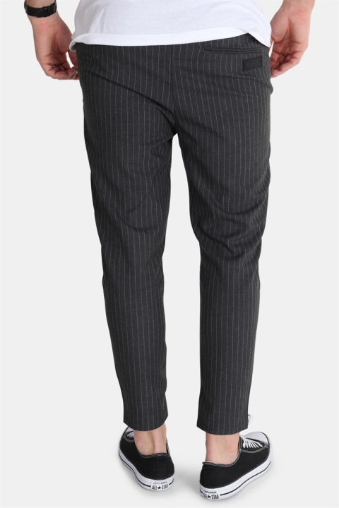 Just Junkies Main New Stripe Pants Grey Mellange