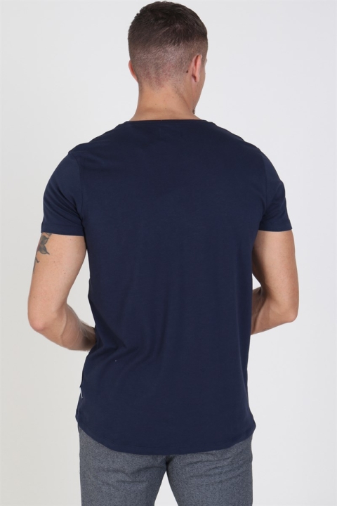 Lindbergh Copenhagen T-skjorte Dark Blue