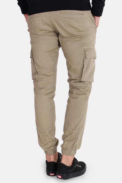 Only & Sons Tarp Stage Cargo Cuff Pants Lead Grey