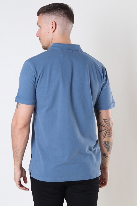 Kronstadt Albert Organic/Recycled polo Sea Blue