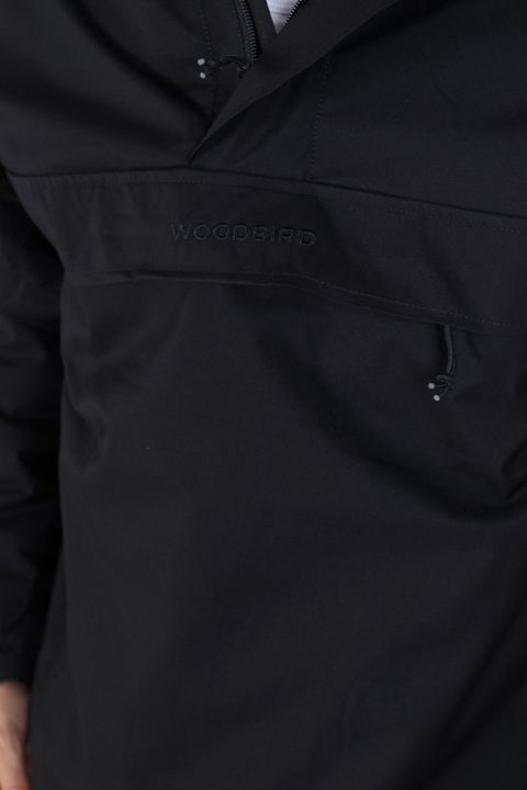 Woodbird Frenzy Anorak Jakke Black