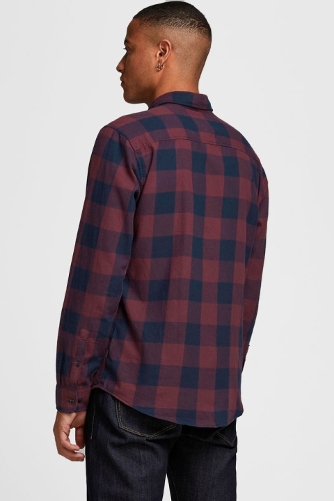 Jack & Jones Gingham Twill Shirt L/S Port Royale