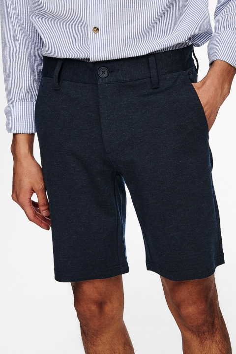 ONLY & SONS ONSMARK SHORTS MELANGE GW 8669 NOOS Dress Blues