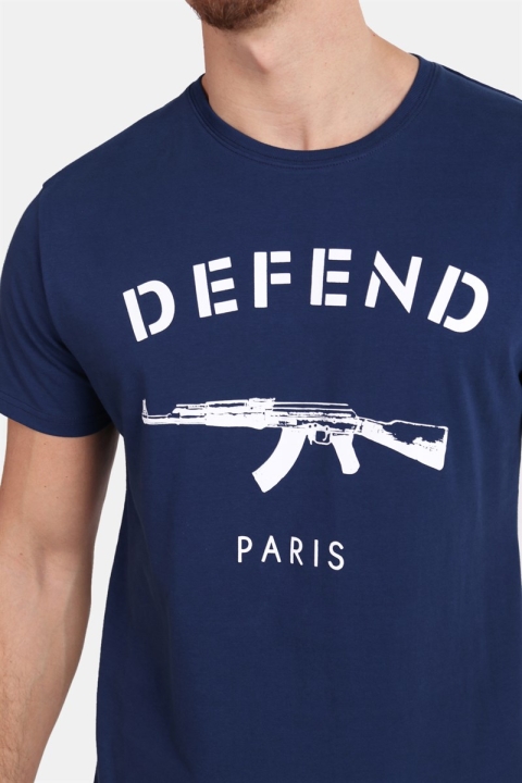 Defend Paris Paris T-skjorte Denim