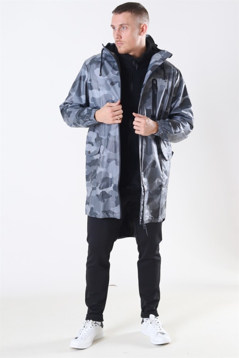 Rains AOP Parka Regnjakke Night Camo