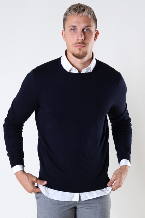 ONLY & SONS WYLER LIFE CREW KNIT NOOS Dark Navy