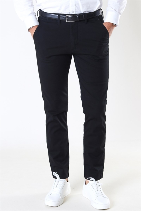 Selected Slim-Miles Flex Chino Pants Black