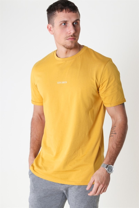 Les Deux Lens T-shirt Yellow/White