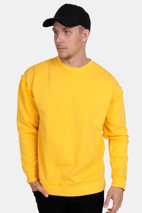 Urban Classics Oversized Open Edge Crew Chrome Yellow