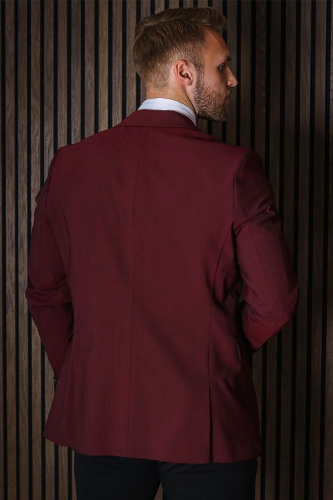 Selected ELON SLIM TUX BLAZER Port Royale