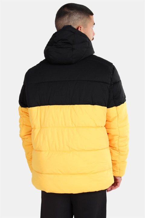 Klokkeban Classics Hooded 2-Tone Puffer Jakke Chrome Yellow/Black