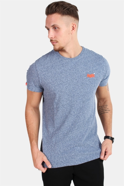 Superdry Orange Label Vintage Emb S/S T-skjorte Tois Blue Heather