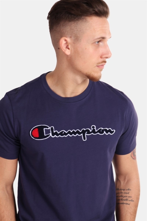 Champion Crewneck T-skjorte Dark Blue