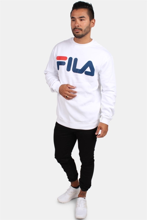 Fila Classic Logo Genser Bright White