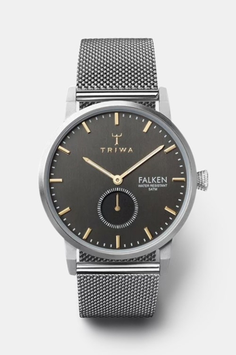 Triwa Smoky Falken Klokke Steel Mesh