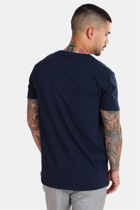 Lindbergh New York T-skjorte Navy