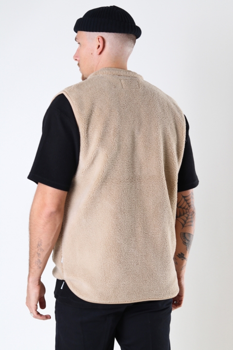 Kronstadt Kayson Teddy vest Beige