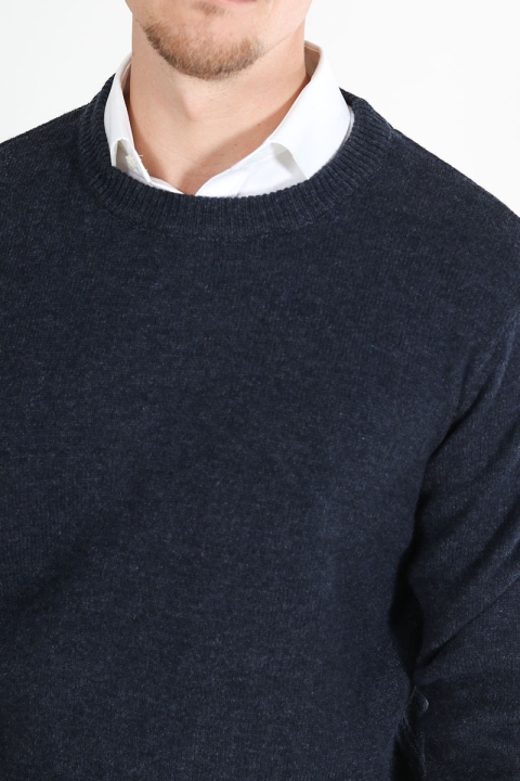 Solid Dyllon Knit Insignia Blue Melange