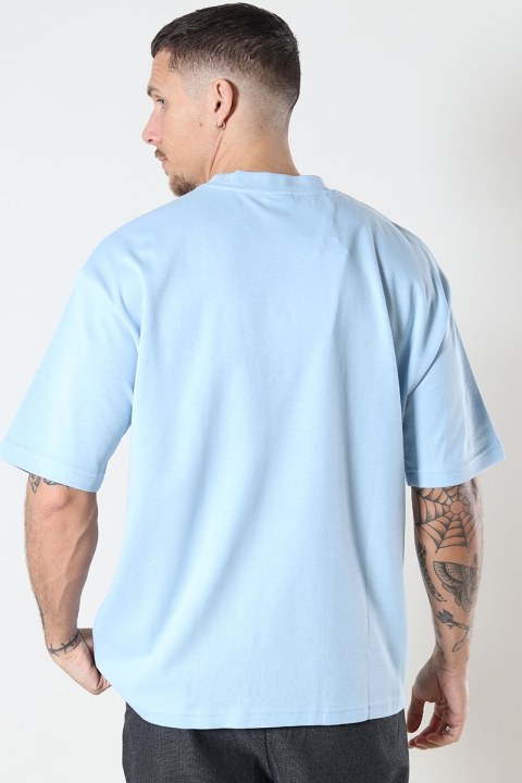 Selected Relax Oscar SS Tee Cashmere Blue