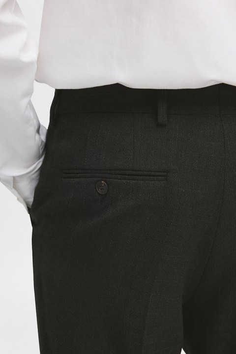 Selected Slim Oasis Linen Pants Dark Green