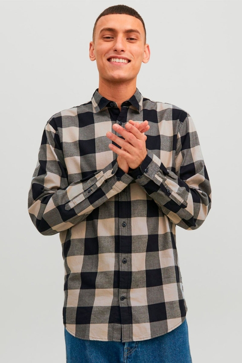 Jack & Jones GINGHAM TWILL SHIRT L/S Crockery