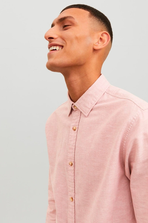 Jack & Jones Summer Linen Shirt LS Deauville Mauve