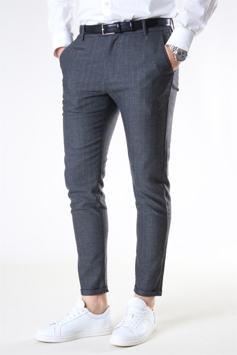 Les Deux Malus Suit Pants Grey Melange