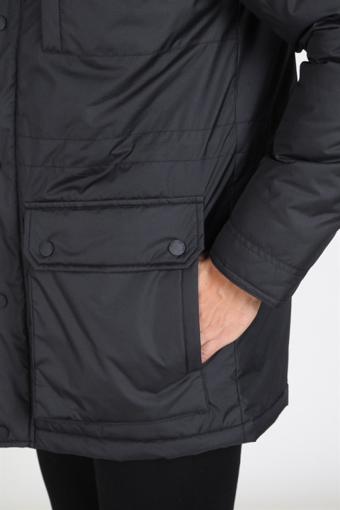 Solid Decker Parka Jakke Black