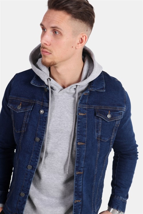 Denim Project Kash Dongerijakke Dark Blue