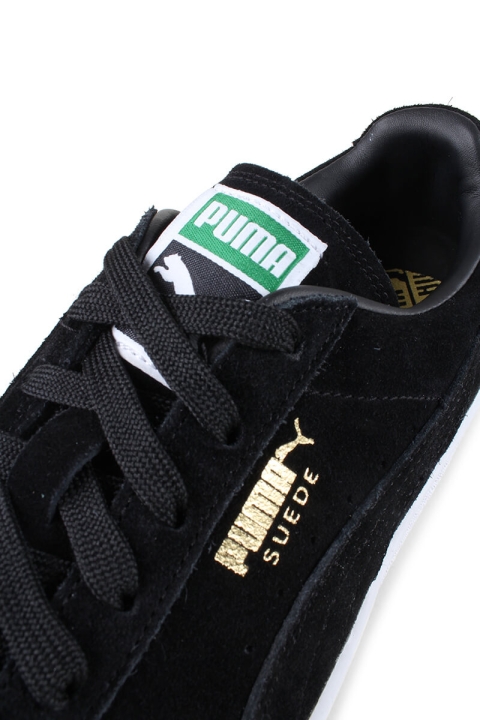 Puma Semsket Classic Sneakers Black Team Gold-White