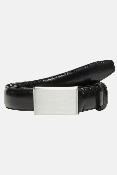 Selected Fillip Formal Plate Belte Black