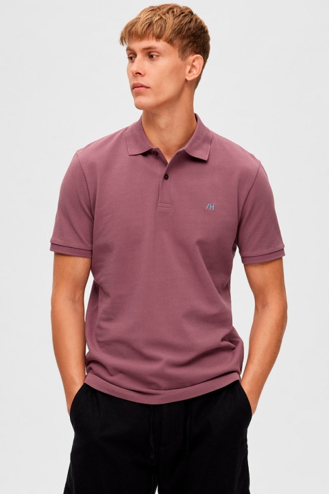 Selected DANTE SS POLO Rose Brown