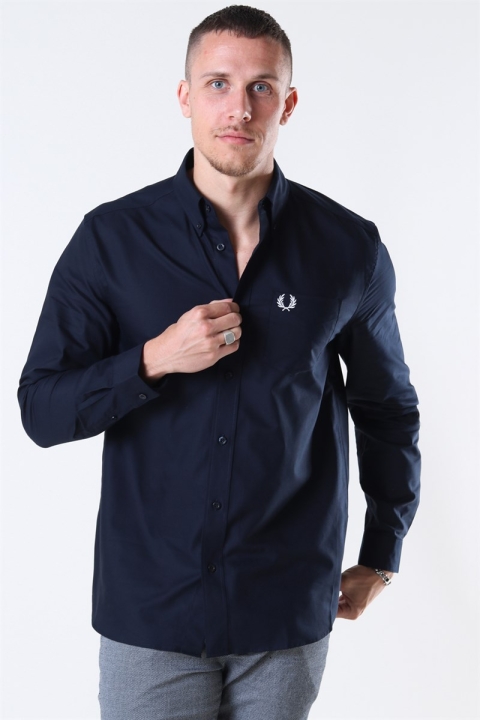 Fred Perry Oxford Skjorte Navy