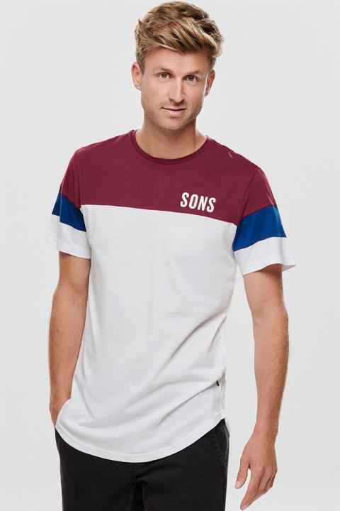 Only & Sons Bear T-skjorte White