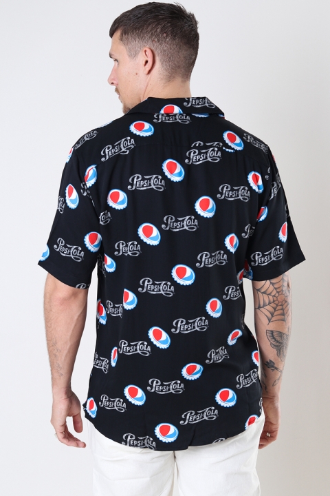 ONLY & SONS ONSPEPSI LIFE SS LICENSE AOP REG SHIRT Black